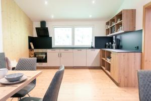 Kuhinja oz. manjša kuhinja v nastanitvi Nagelehof Apartment Bendelstein