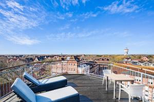 Balkón nebo terasa v ubytování Inselhotel Langeoog