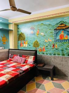 Ruang duduk di MOON NIGHT GUEST HOUSE