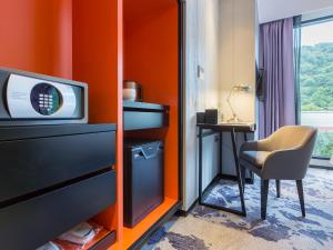 Köök või kööginurk majutusasutuses Tango Inn Taipei Jihe
