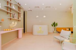 Boutique Residence Mangroovy-Lemon Spaces Gouna的休息区