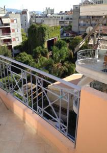 a view from the balcony of a building at Demi DS, Δ1 in Agrinio +8 photos