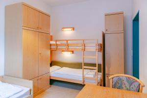 Postel nebo postele na pokoji v ubytování Haus Loccum