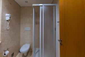 Koupelna v ubytování Hotel Matriz