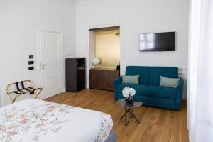TV a/nebo společenská místnost v ubytování Bed and Breakfast SirenaResina