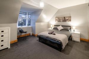 Ένα ή περισσότερα κρεβάτια σε δωμάτιο στο Strathbogie Apartment Huntly