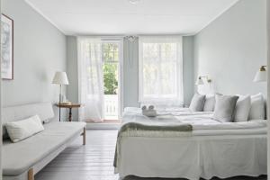 Postel nebo postele na pokoji v ubytování STF Villa Söderåsen B&B