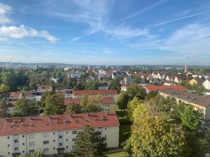 Ein allgemeiner Blick auf Sindelfingen oder ein Stadtblick von der Ferienwohnung aus