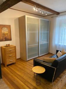 Posezení v ubytování Apartment mit Sauna im Wienerwald - Mödling