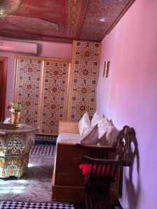 Posezení v ubytování Riad Damia Suite &Spa