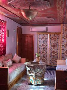 Posezení v ubytování Riad Damia Suite &Spa