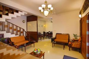 Istumisnurk majutusasutuses Chithirapuram Palace