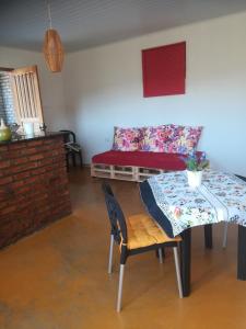 Et opholdsområde på Chalet Vida de Roça