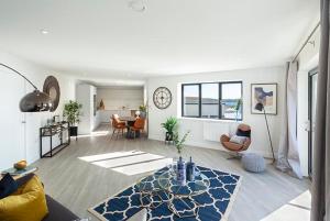 Χώρος καθιστικού στο 3 Rockham - Luxury Apartment at Byron Woolacombe