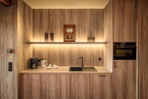 Virtuve vai virtuves zona naktsmītnē Guesthouse Gillis7