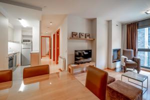 Posezení v ubytování Apartaments Superior