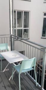 Ein Balkon oder eine Terrasse in der Unterkunft Apartment Wien