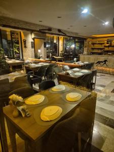 A seating area at Beyaz Melek Apart Hotel