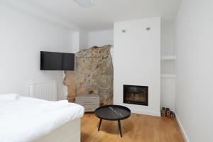 Televízia a/alebo spoločenská miestnosť v ubytovaní Clock Tower Aparthotel + 30 fotografií