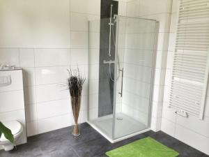 Koupelna v ubytování Ferienwohnung LOFT- direkt am Falderndelft - nähe Innenstadt
