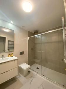 Koupelna v ubytování Flamenca Village