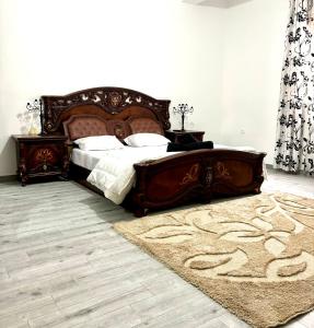 Un pat sau paturi într-o cameră la Appartement Oran