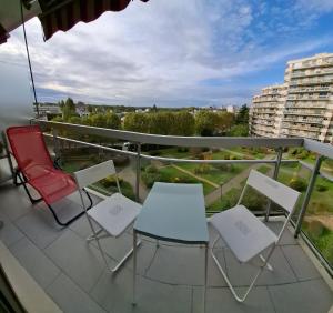 Balkón nebo terasa v ubytování Le Belvédère - Studio Lumineux - Vue & Terrasse