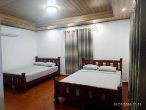 Krevet ili kreveti u jedinici u okviru objekta Hostal De Molen