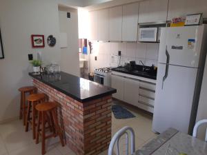 Køkken eller tekøkken på Solaris praia, Apê amplo e aconchegante em Luís Correia PI