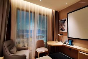 Posezení v ubytování Echarm Hotel Chengdu KuanNarrow Alley JinXianQiao Branch 宜尚酒店成都宽窄巷子金仙桥店