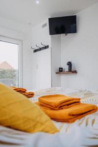 TV a/nebo společenská místnost v ubytování Côté Campagne + 26 fotografií