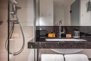 Koupelna v ubytování Hotel 47°