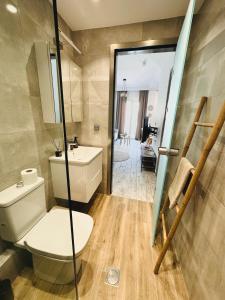 Koupelna v ubytování Ionion Apartment