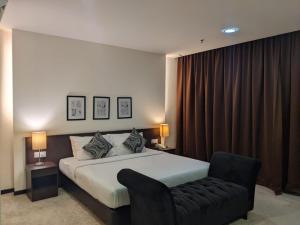 Letto o letti in una camera di The View Hotel