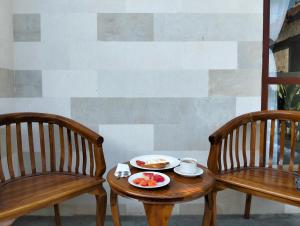 Kutus Bali Guesthouse的休息区