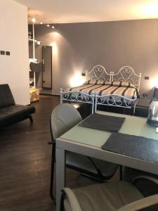 Postel nebo postele na pokoji v ubytování Agriturismo Lucchetti Ferrari