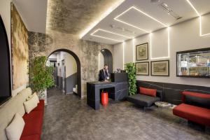 TV a/nebo společenská místnost v ubytování Hotel Regno