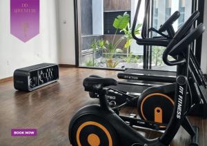 Fitness centrum a/nebo fitness zařízení v ubytování Harmony Haven with Gym & Pool