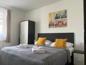 Postel nebo postele na pokoji v ubytování Hotel Pangea
