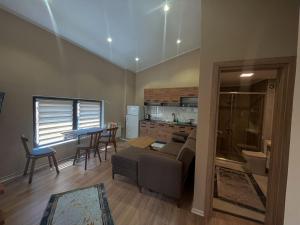 Kuchyň nebo kuchyňský kout v ubytování Hotel Berr