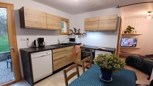 Dapur atau dapur kecil di Au Doubs Verger