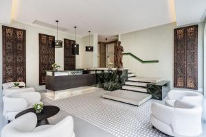 Plinius Lifestyle Hotel Lake Como的休息区