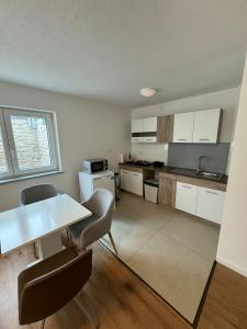 Η κουζίνα ή μικρή κουζίνα στο Neues Apartment Ehingen 2.0