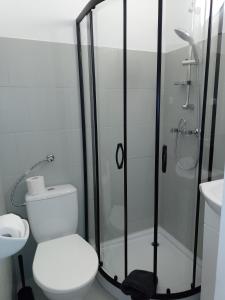 Koupelna v ubytování Levendula Porta
