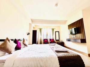 Hotel Swagat客房内的一张或多张床位