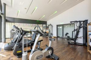 Fitness centrum a/nebo fitness zařízení v ubytování Hotel Belvoir Lake View & Spa