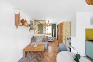 Η κουζίνα ή μικρή κουζίνα στο Jolie maisonnette paisible +8 φωτογραφίες
