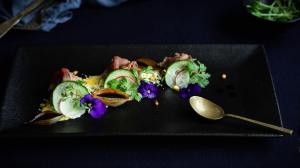 the country house内部或周边提供的食物