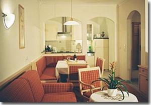 Posezení v ubytování Gästehaus-Pension Bendler