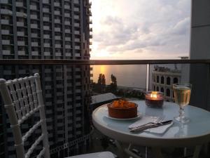 Balkón nebo terasa v ubytování My Batumi Apartments